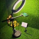 Table Top Arm Stand With Ring Light
