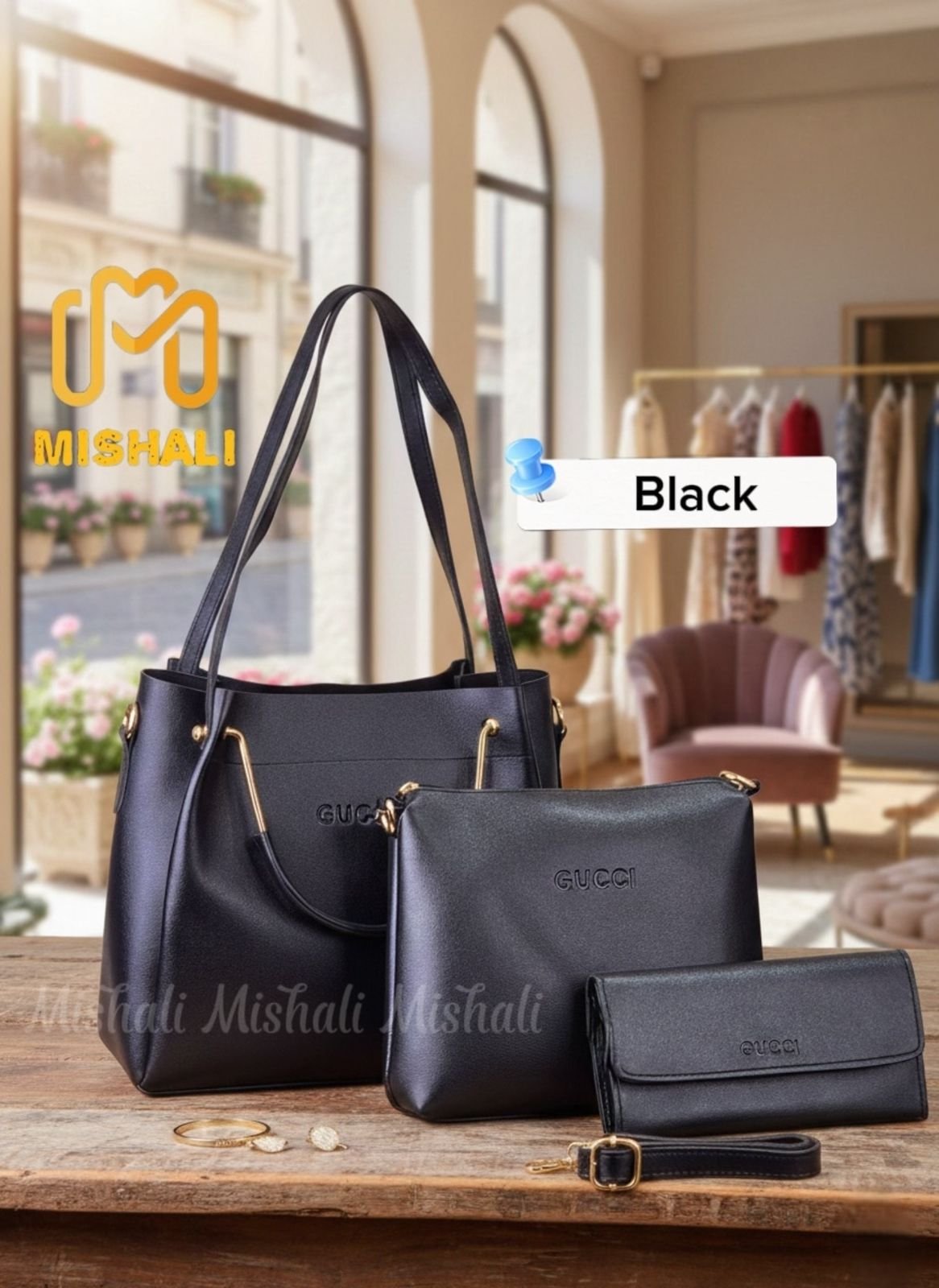 WhatsApp Image 2026-01-27 at 11.40.47 AM 🌟 Stylish Gucci 3-in-1 Ladies Bag Combo Set 🌟 - Image 1