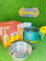 Simplicity স্টেইনলেস স্টিল ইলেকট্রিক মাল্টি-কুকার ও স্টিমার - ২লিটার🍲 - Image 3