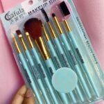 Makeup Brush Kit - 9 Pieces - with puff