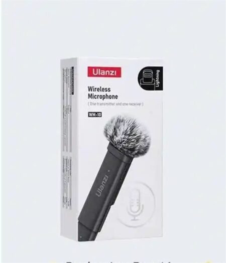 WhatsApp Image 2026-04-01 at 1.09.58 PM Ulanzi WM-10 Wireless Clip-on Microphone for Smartphone or Tablet - Image 1