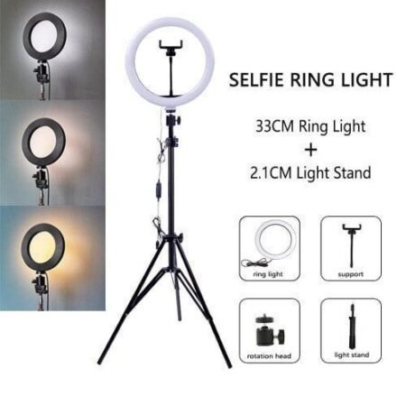 WhatsApp Image 2026-04-15 at 10.10.45 PM 12 Inche Proffesional Ring Light with 7 Feet Tripod Stand - Image 1